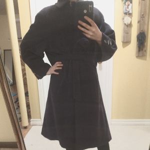 Deep Blue Oversized Coat